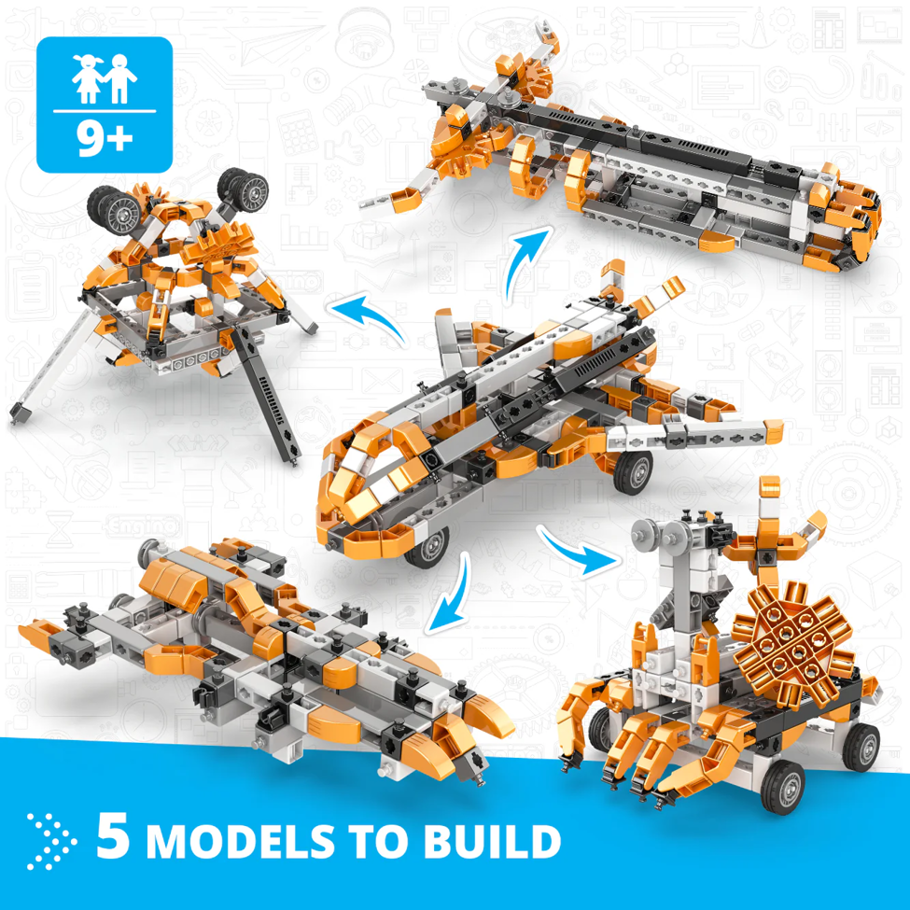 Engino Inventor Mechanics Space Shuttle w 5 Models - Image 9