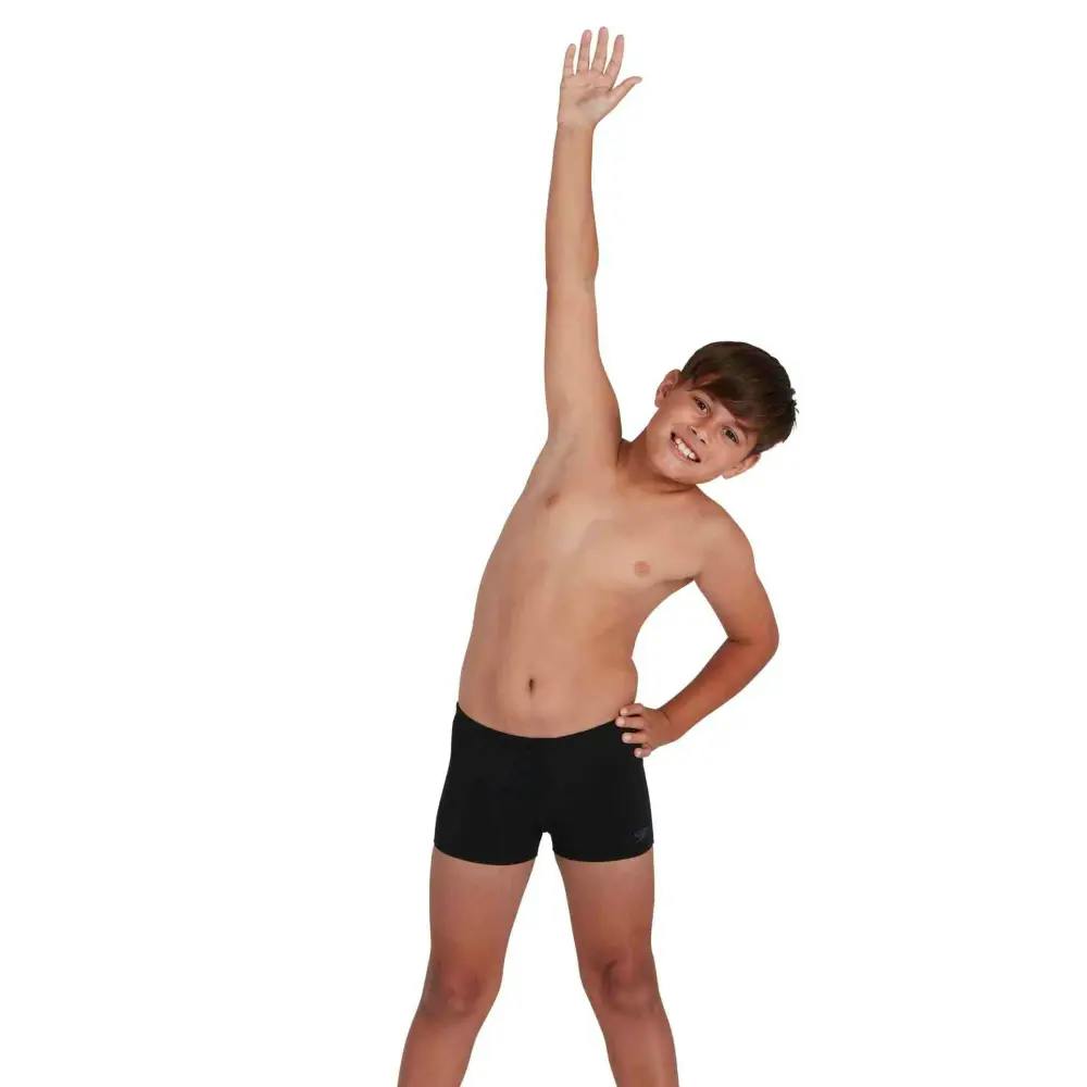 Speedo Boys Black Junior Endurance+ Aquashort - Size 32