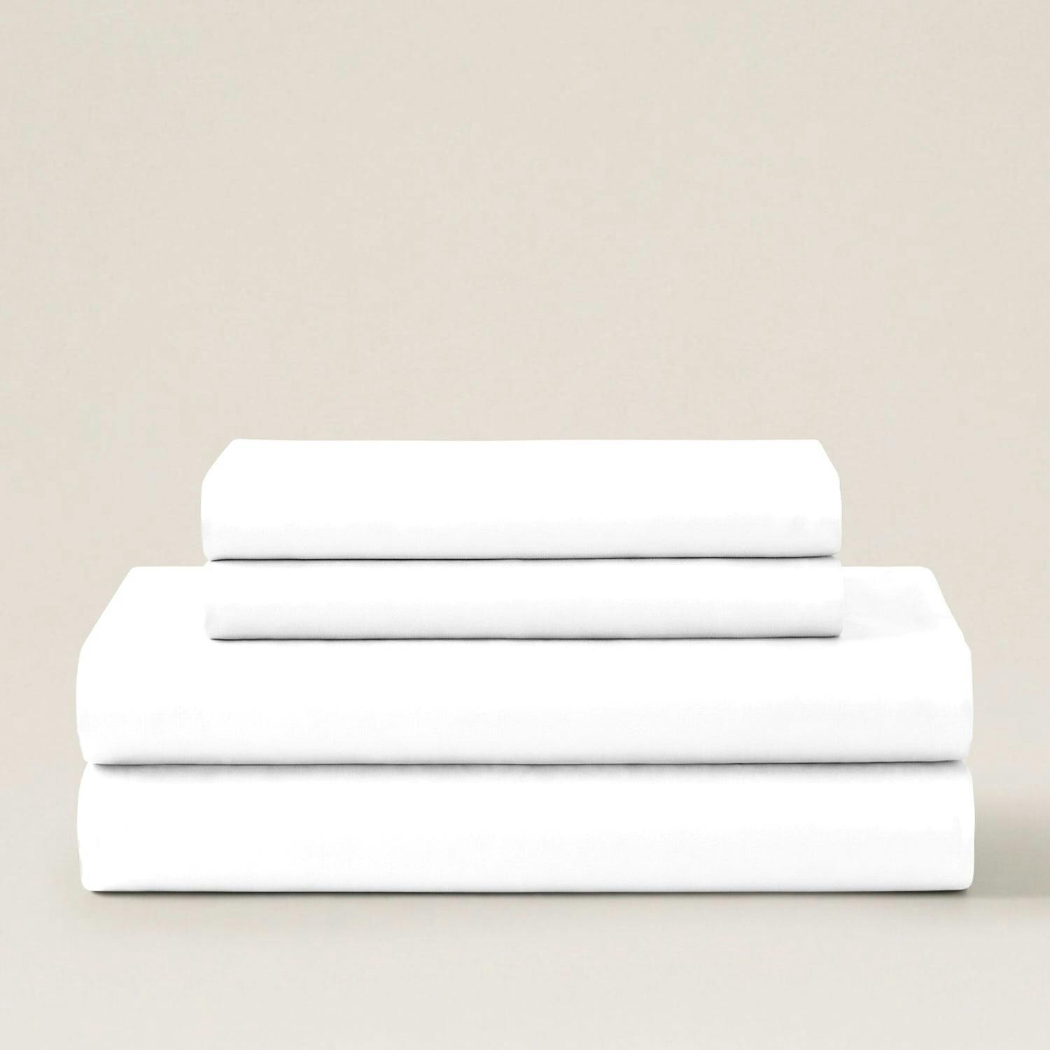 Rackhams White Sateen Essentials Bedding Set - Double - King