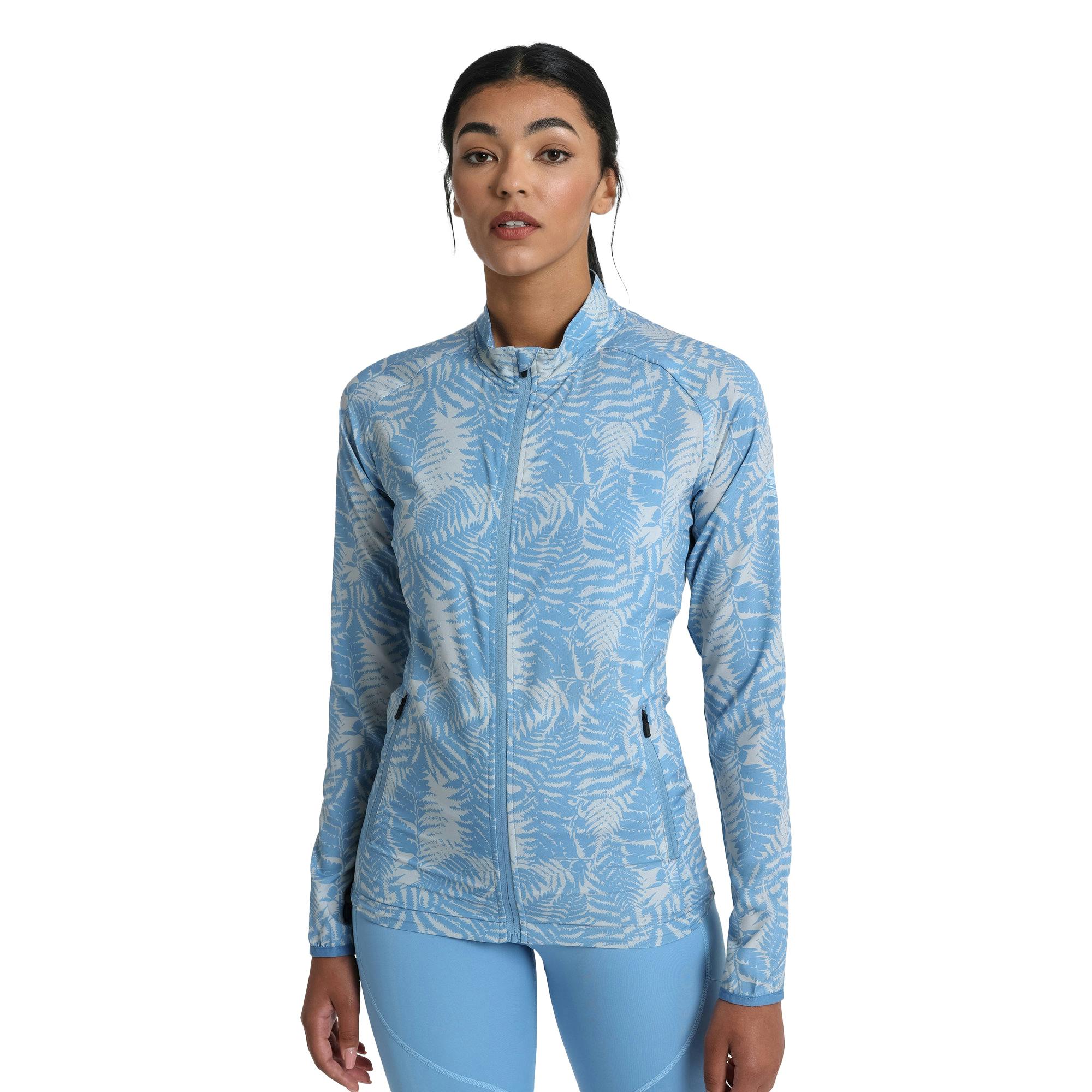 Umbro Women's Silver/Grey Pro Printed Woven Training Jacket - Allure/ - M - Allure/ - 100% Polyester