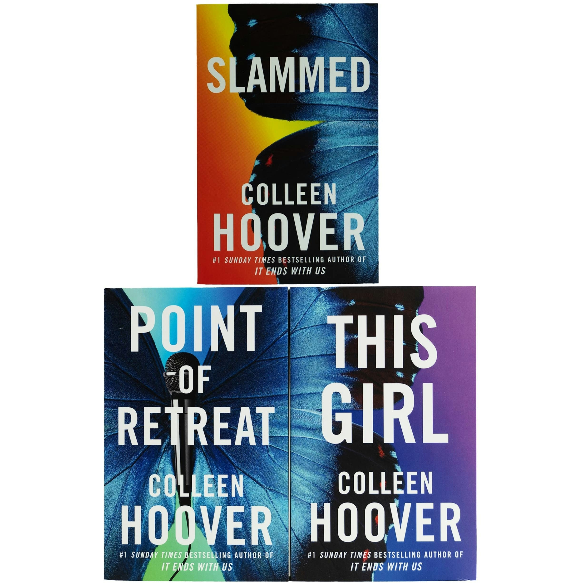 Simon & Schuster Ltd Girls Colleen Hoover Slammed Series 3 Books Collection Set (Slammed, Point Of Retreat & This )