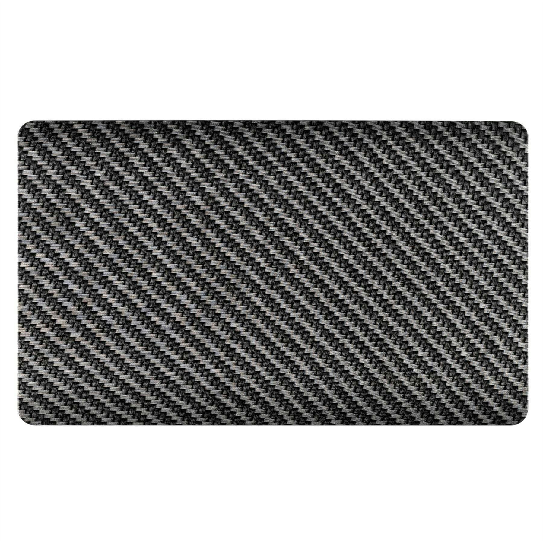 Trendi Switch Double Modern Blanking Plate in Carbon Fibre - Image 5