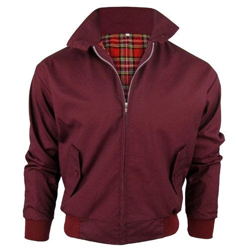 Coolandnew Children's Harrington Jackets Made In The Uk - Wine - 30 - 9/10 Years