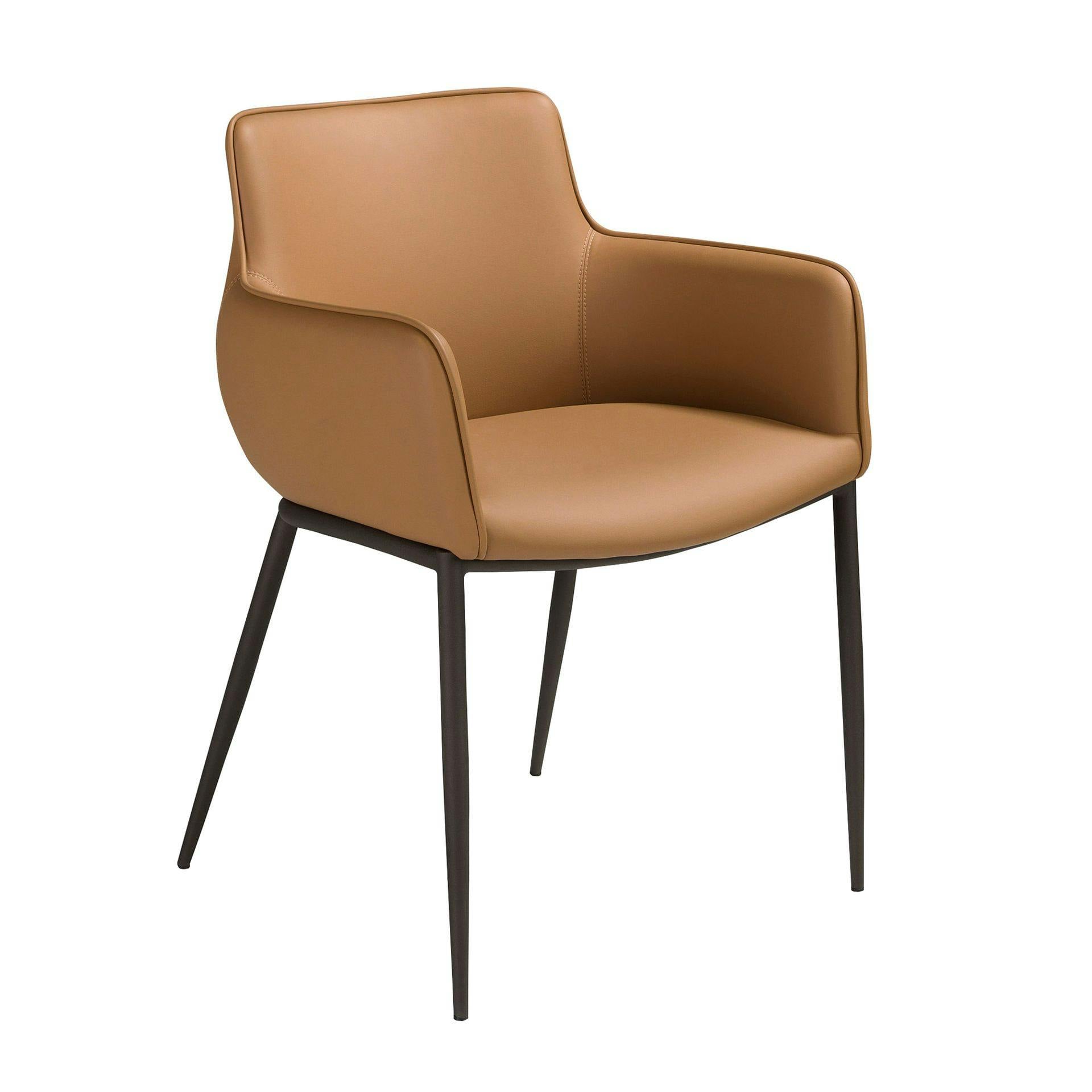 Angel Cerdá Brown Leatherette Chair 4177