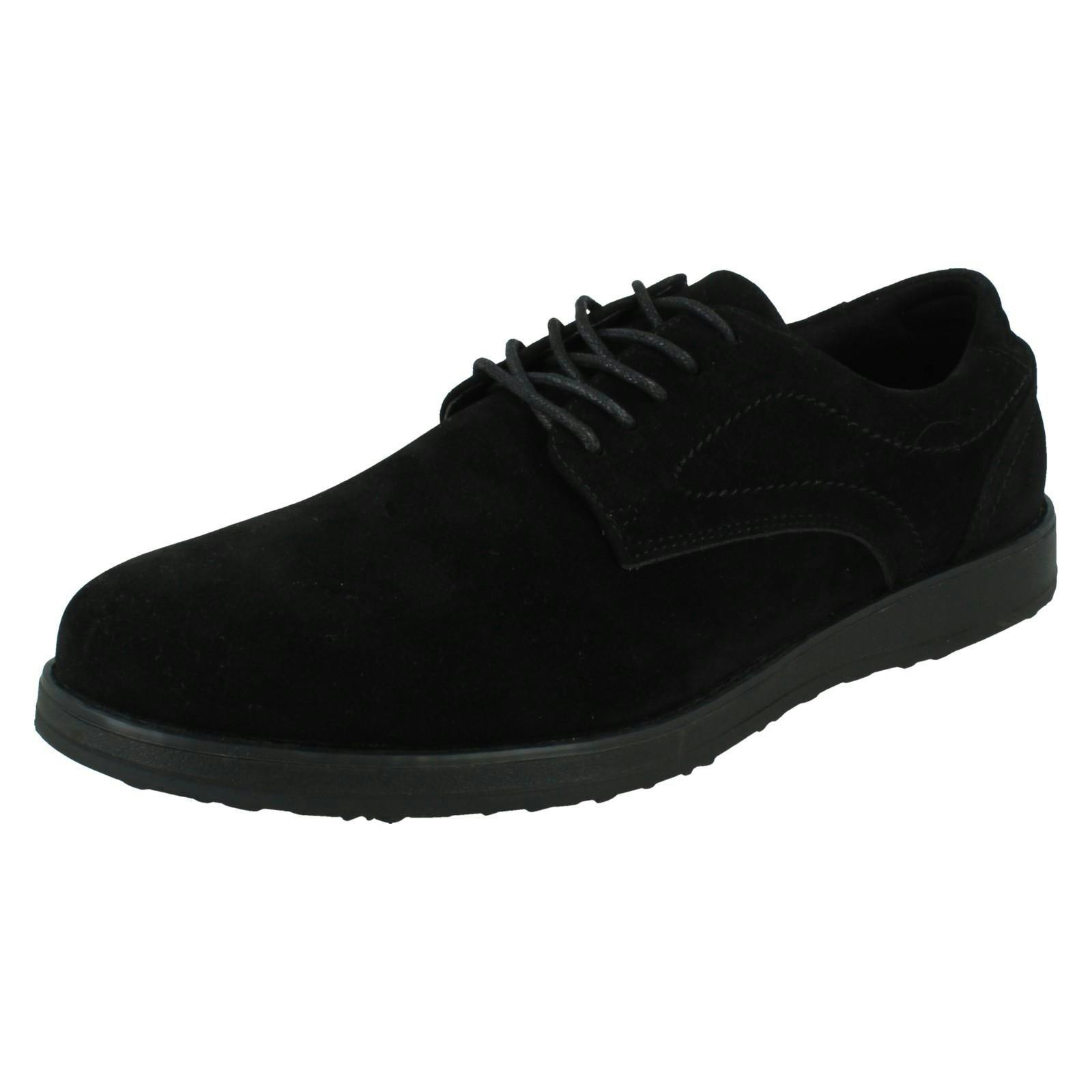 Thomas Blunt Men's Black Low Lace Up Shoes A2207 - Uk 10