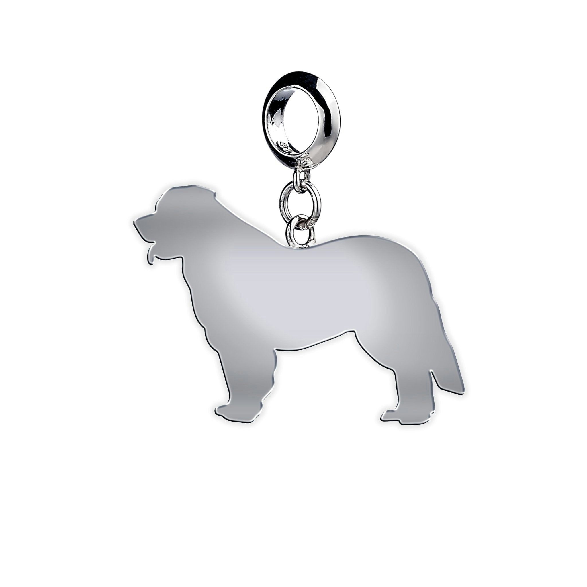 Mylee London Silver Leonberger Silhouette Charm - No - Slider Charm