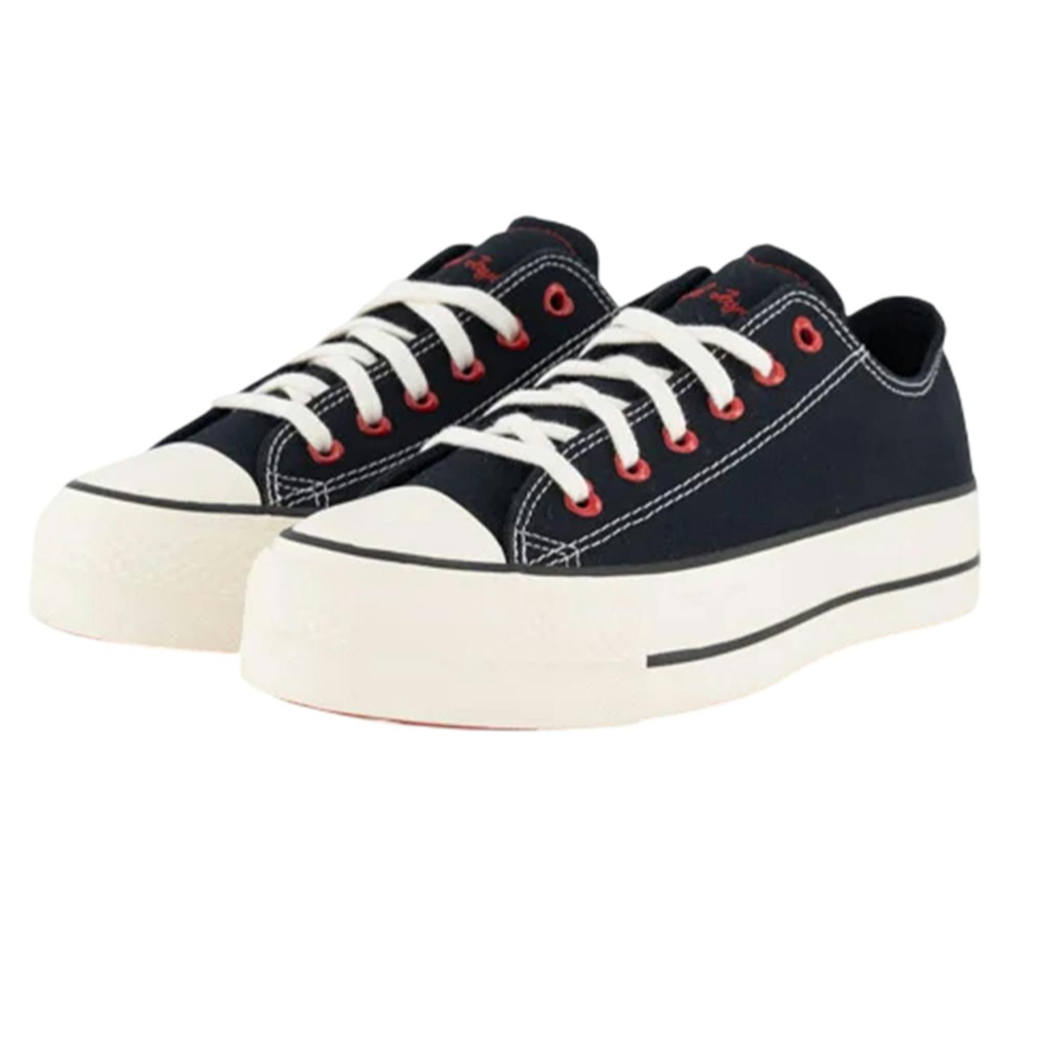Converse Women's Black / Chuck Taylor Canvas Platform Shoes - 5.5 Uk - 100% Mixed