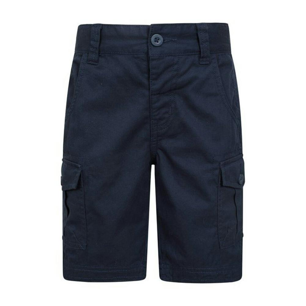 Mountain Warehouse Childrens/Kids Cargo Shorts - Navy - 7-8 Years - Navy - 100% Cotton
