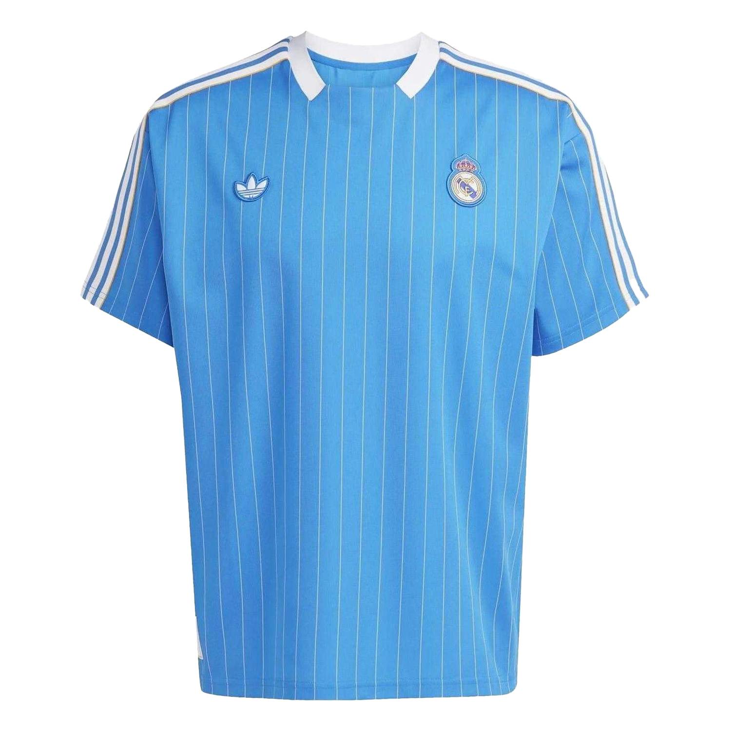 Adidas Unisex Blue/White Adult 2025/2026 Real Madrid Cf Football Shirt - L