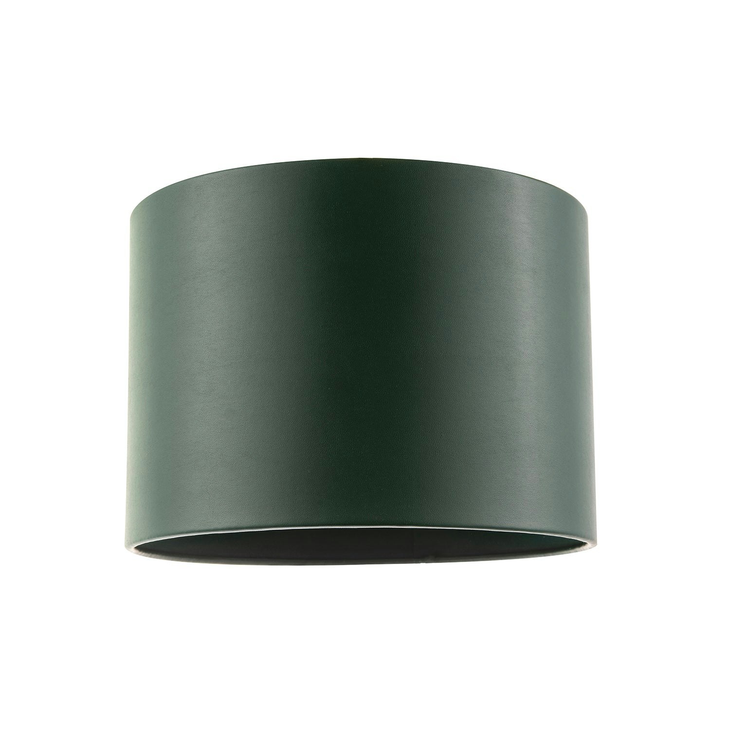 Happy Homewares Green Classic Forest Faux Leather Lamp Shade With Inner Cotton Lining