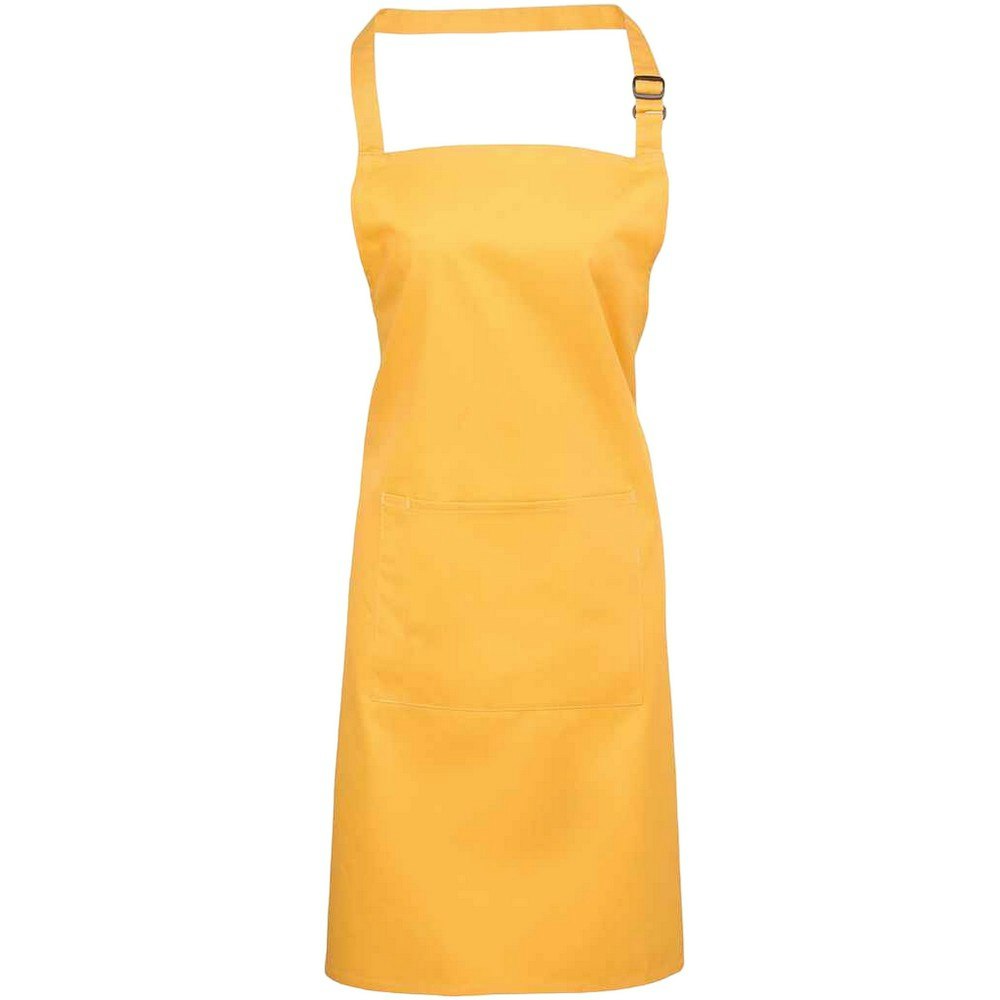 Premier Unisex Adult Colours Pocket Full Apron - Sunflower - Image 3