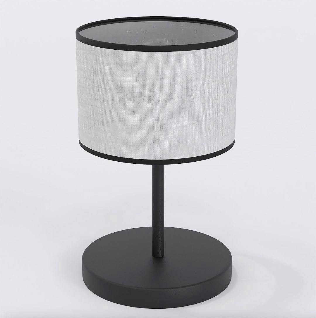 Rackhams Grey/Black Eco Table Lamp 1 X E27