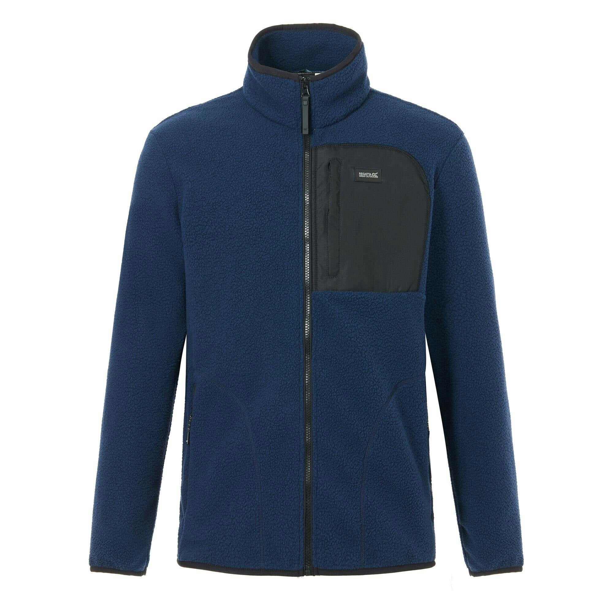 Regatta Men's Navy Frankie Borg Fleece Jacket - Size Xl - Image 3