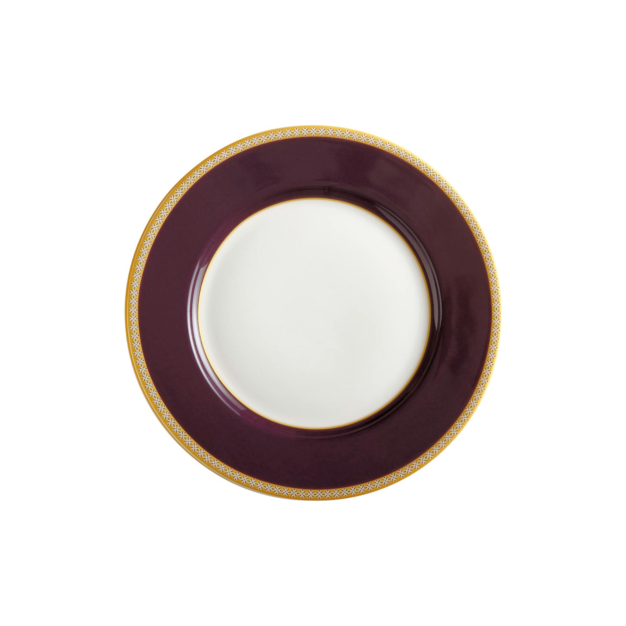 Maxwell & Williams Teas & C’s Kasbah Cake Plate in Gift Box, Classic Rim Style, Porcelain, Violet, 19.5 cm - Image 4