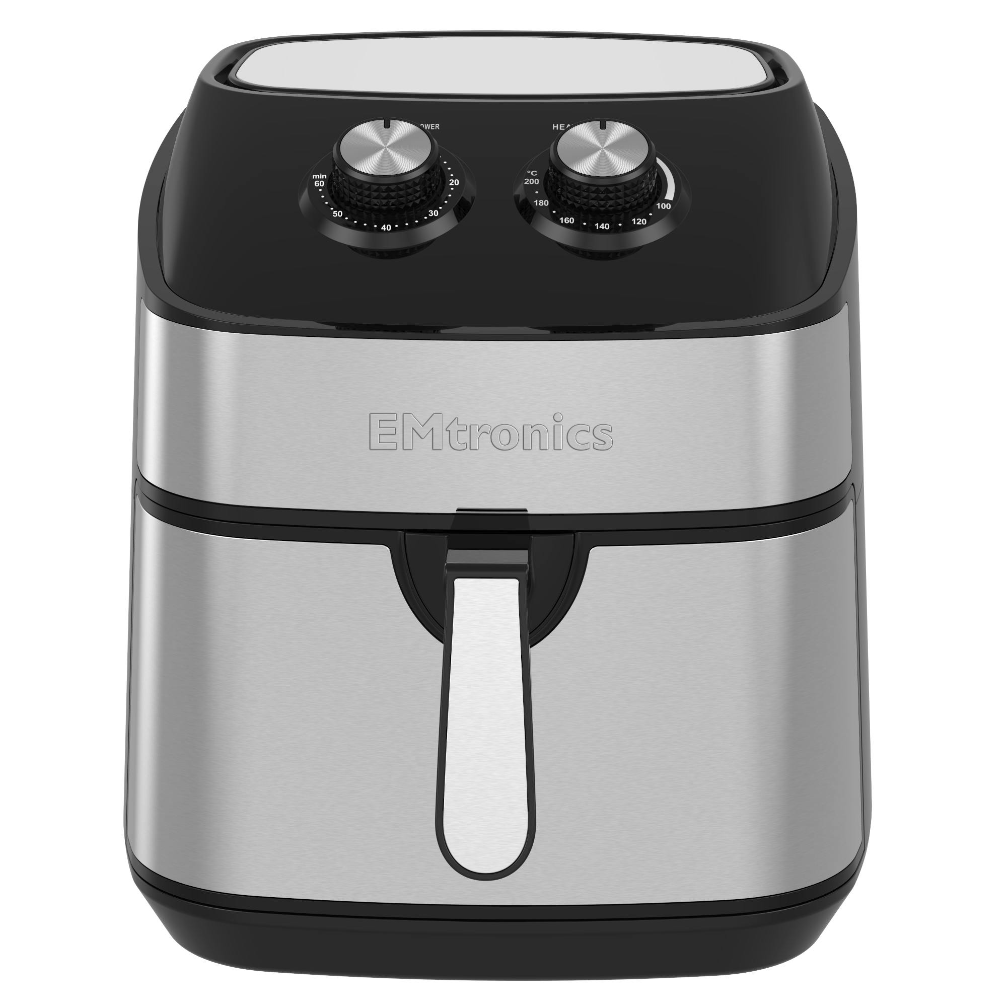 Emtronics 9 Litre Air Fryer - Stainless Steel