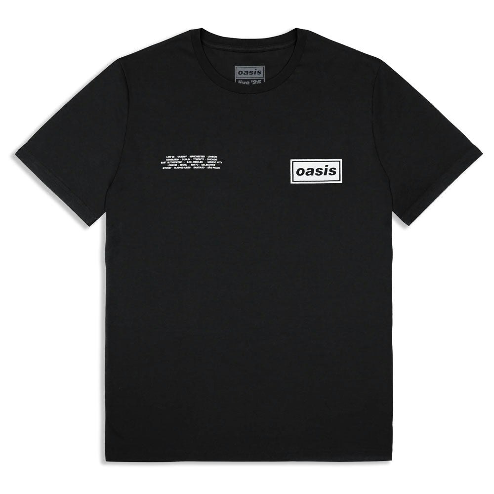 Paradiso Clothing Unisex Black Oasis Global Cities Logo T Shirt - M