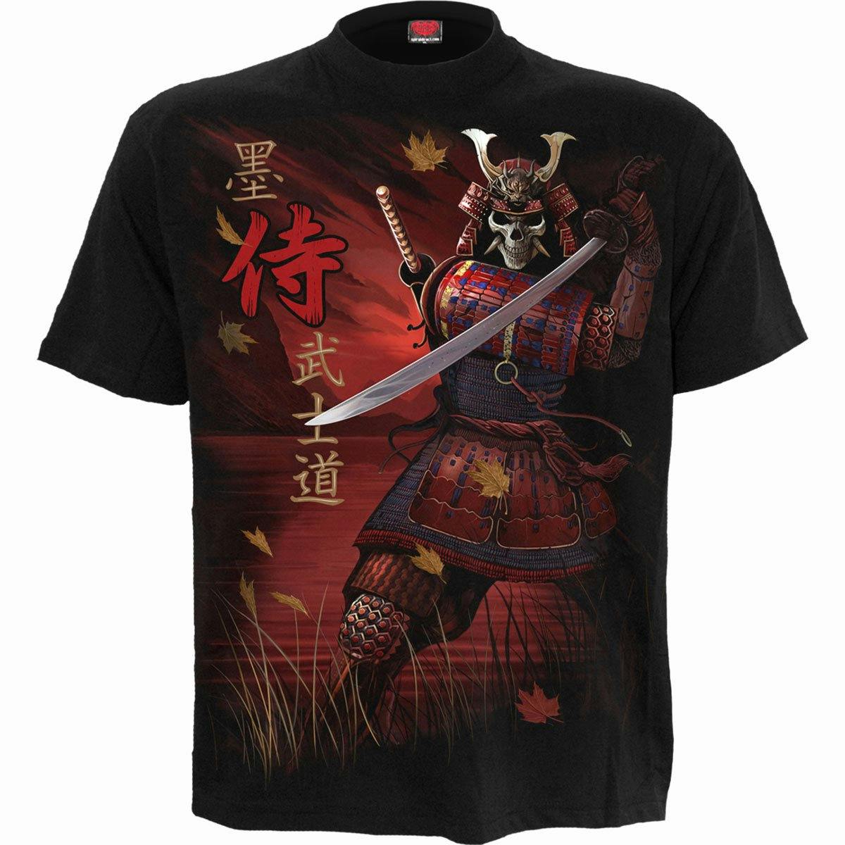 Spiral Black Samurai - T-Shirt - L - Digital