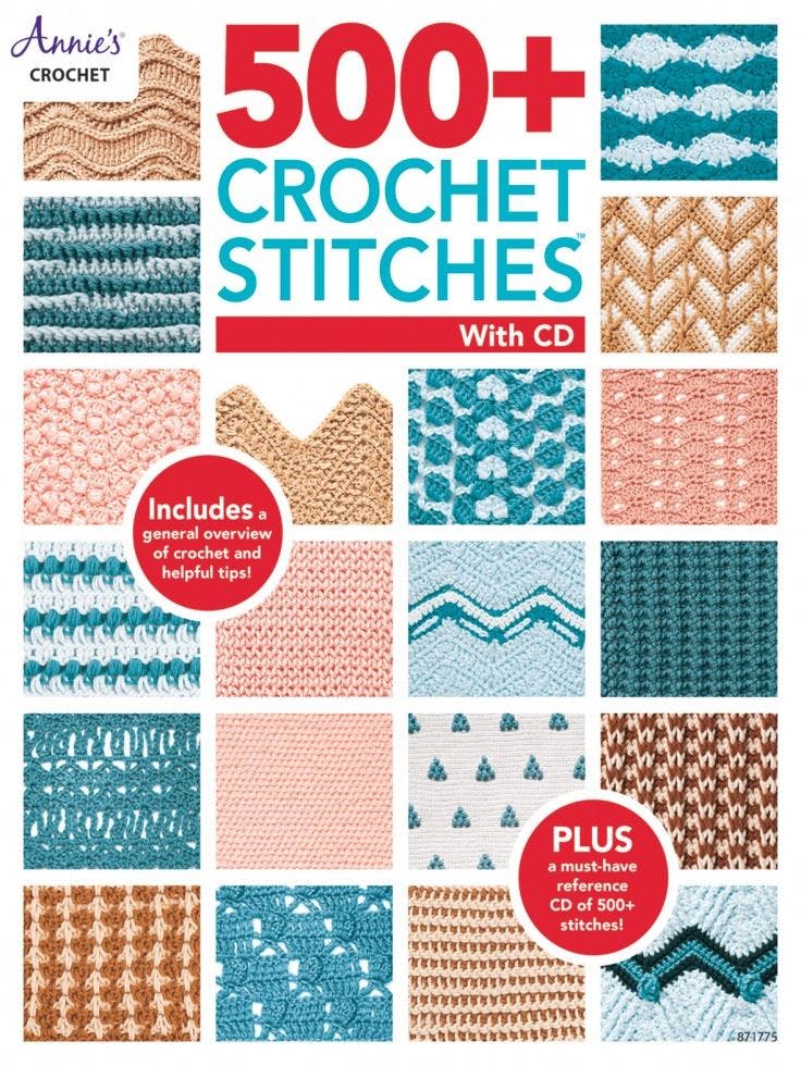 500+ Crochet Stitches with CD by Annie's Crochet NEW - Image 8
