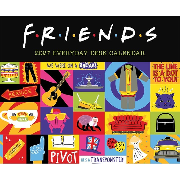 Friends Desk Calendar 2027, Desk Calendars, Day To View, Entertainment, Gift - Image 8