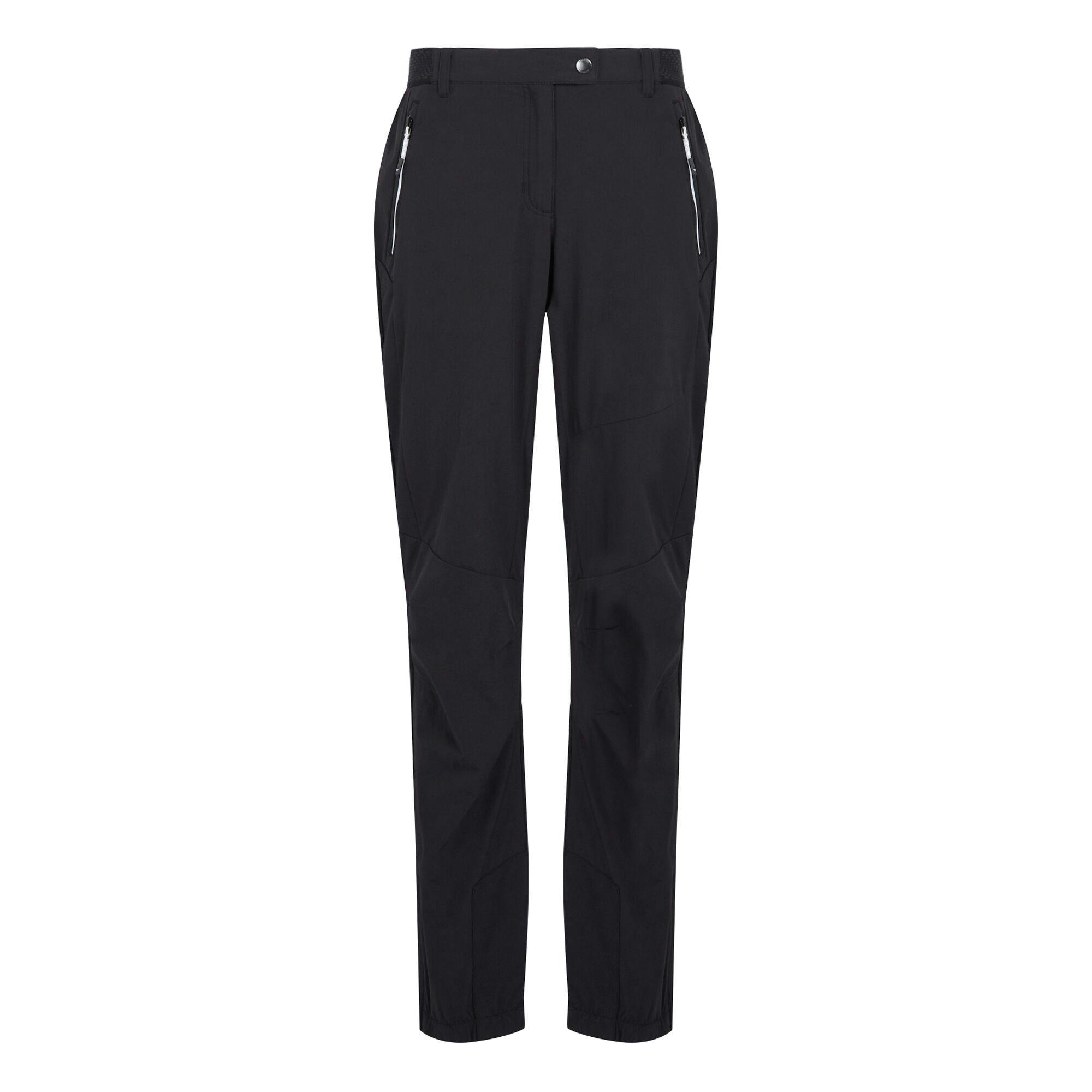 Regatta Women's Black Mountain Iii Walking Trousers - 12 Uk R - 90% Polyamide/10% Elastane
