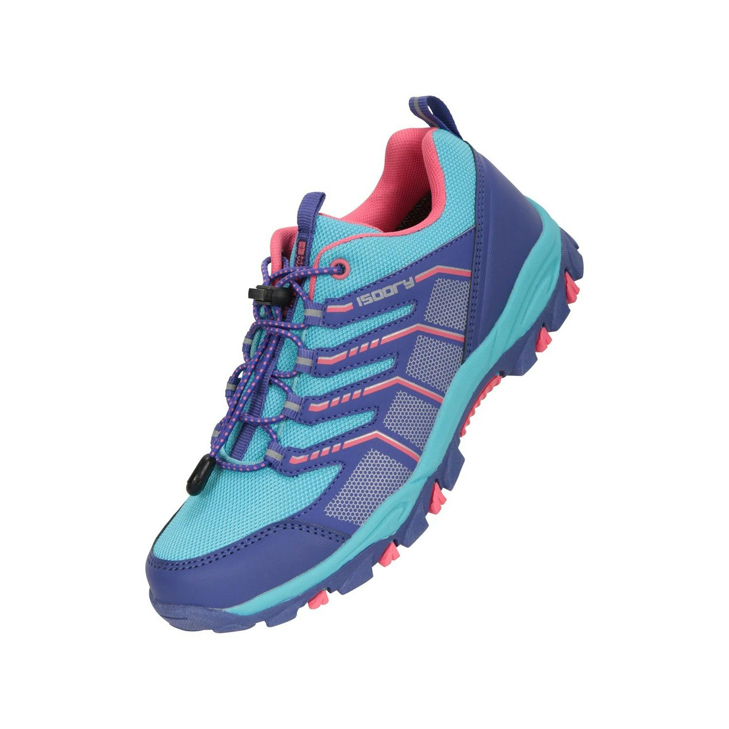 Mountain Warehouse Blue Childrens/Kids Bolt Waterproof Trainers - 12 Uk Child - 60% Pu (Polyurethane)/10% Rubber/10% Phylon/10% Eva/10% Mesh
