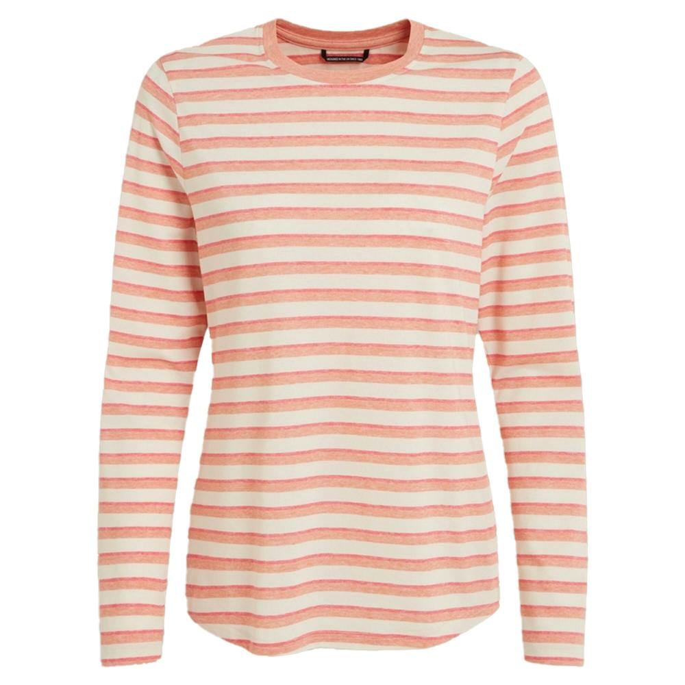 Craghoppers Women's Akona Striped Nosilife Long-Sleeved T-Shirt - Clay - 12 Uk - Clay - 73% Recycled Polyester/23% Organic Cotton/4% Elastane
