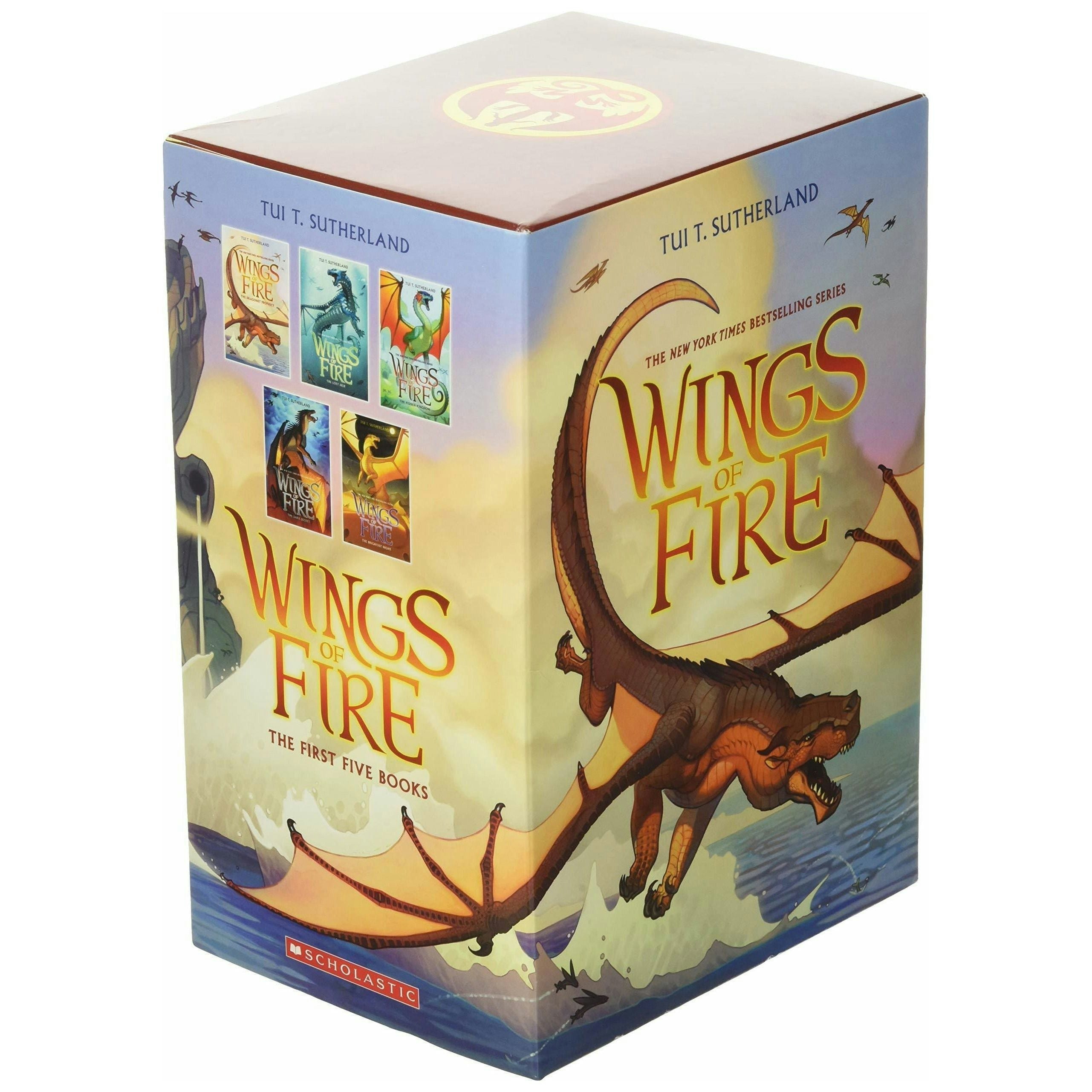 Scholastic Dark Wings Of Fire 5 Books Boxset (1-5) By Tui T Sutherland
