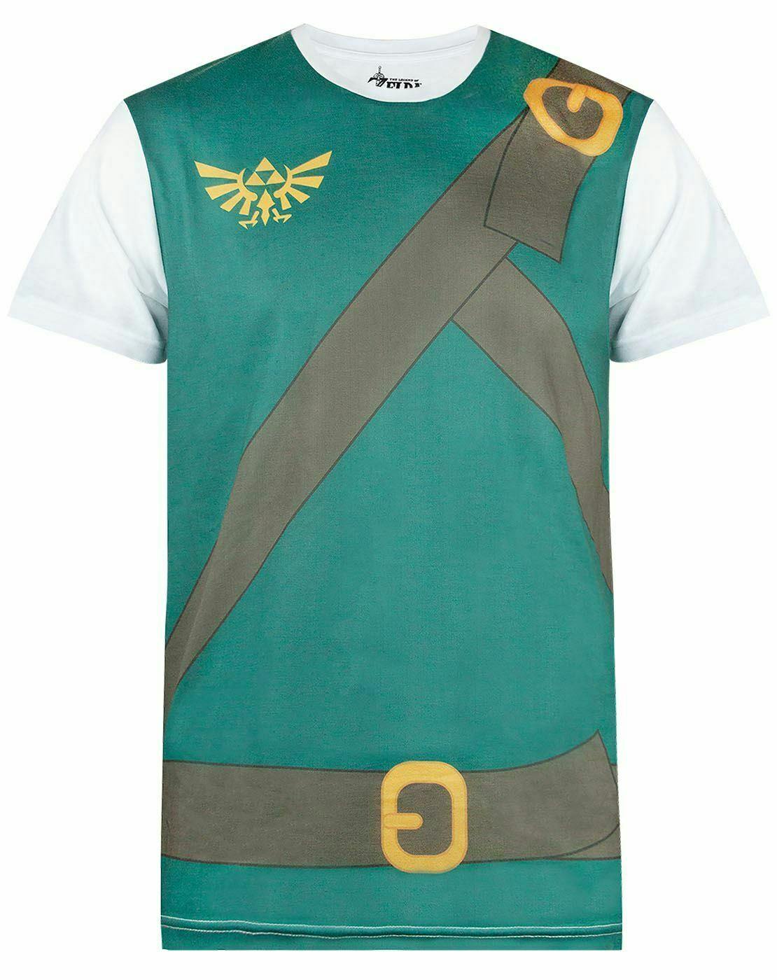 Vanilla Underground Men's Green Nintendo Link Short Sleeved T-Shirt - XX-Large