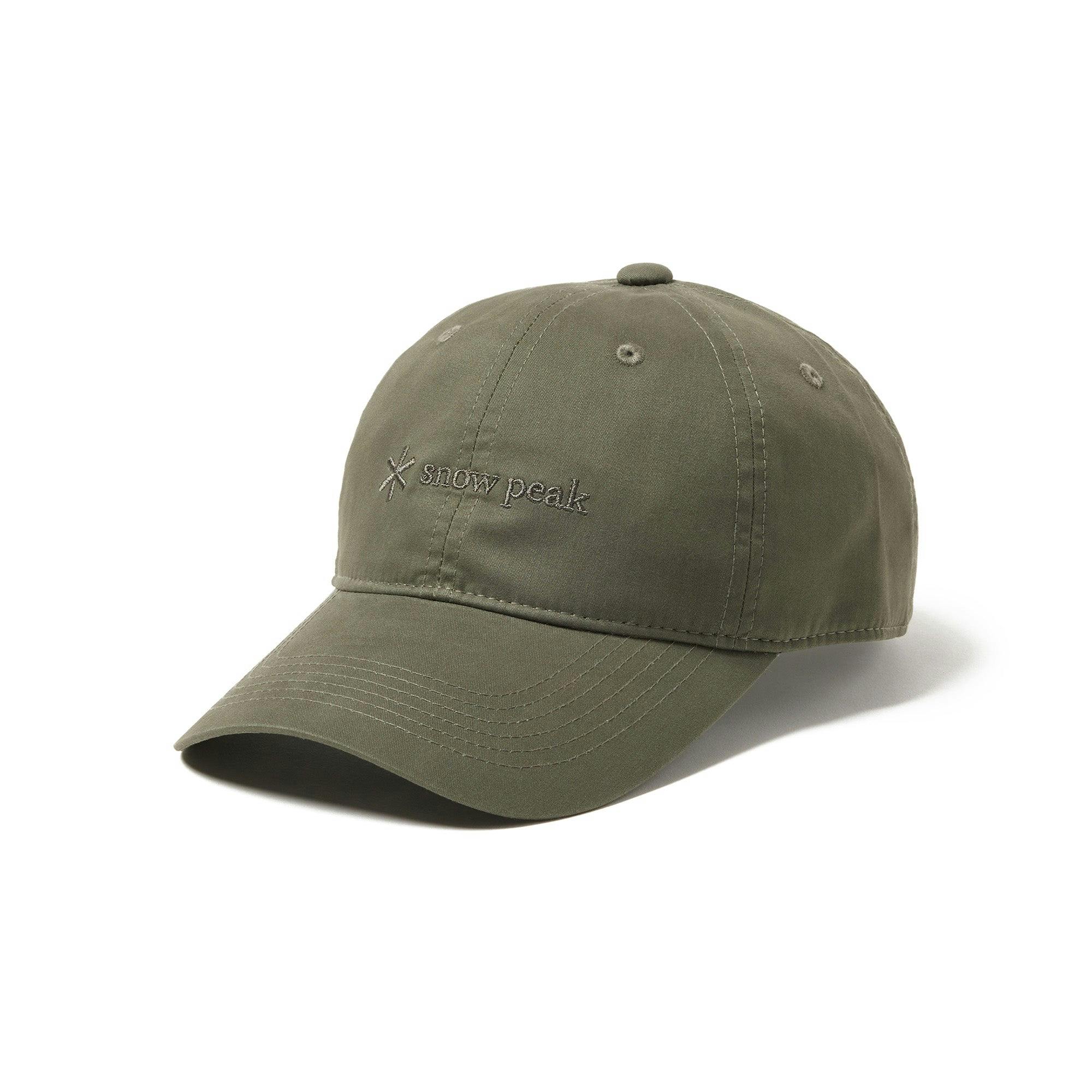 Snow Peak Dark Nsd Logo Cap - Olive - 2 - Large