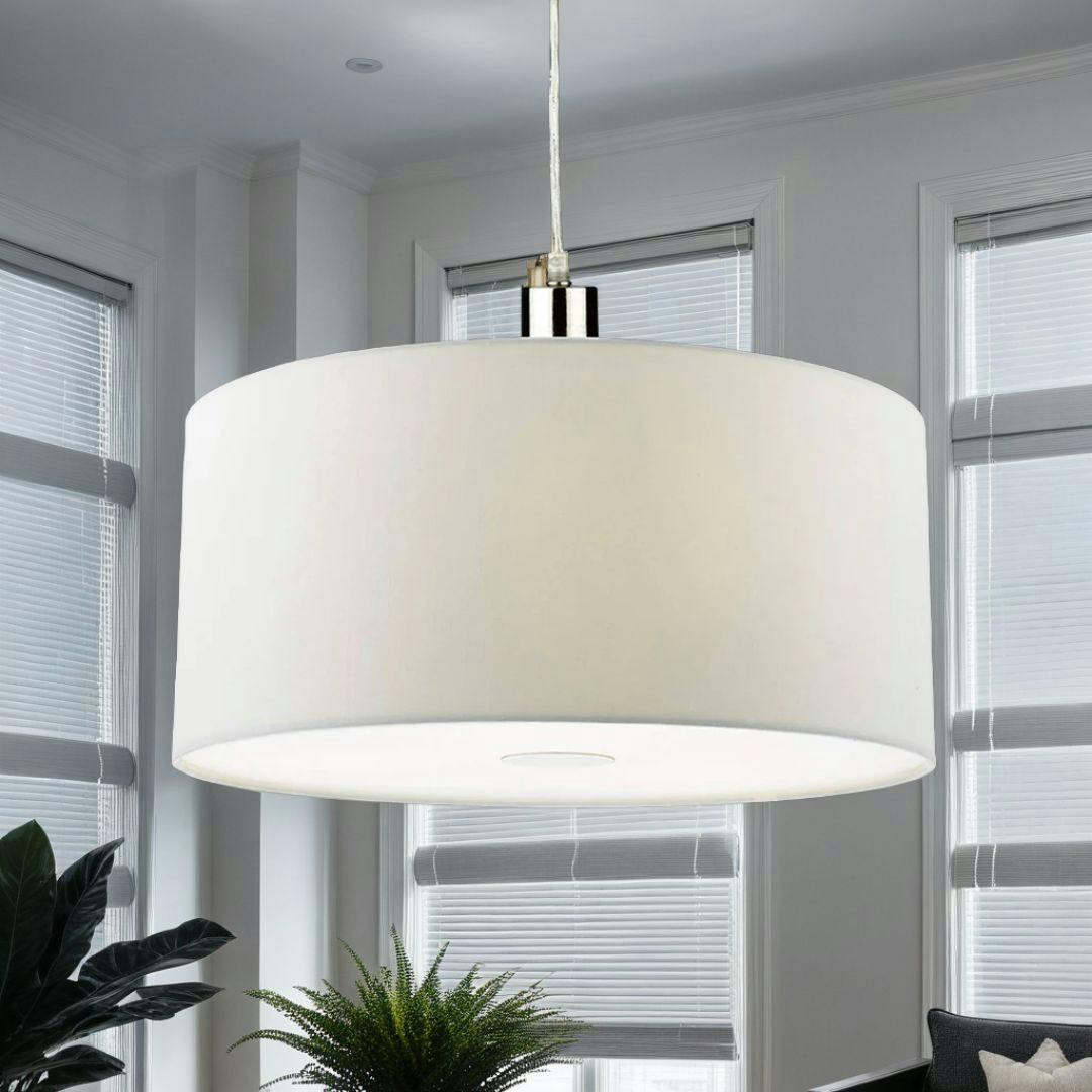 Pagazzi Lighting White Matilda Easy Fit Pendant Shade