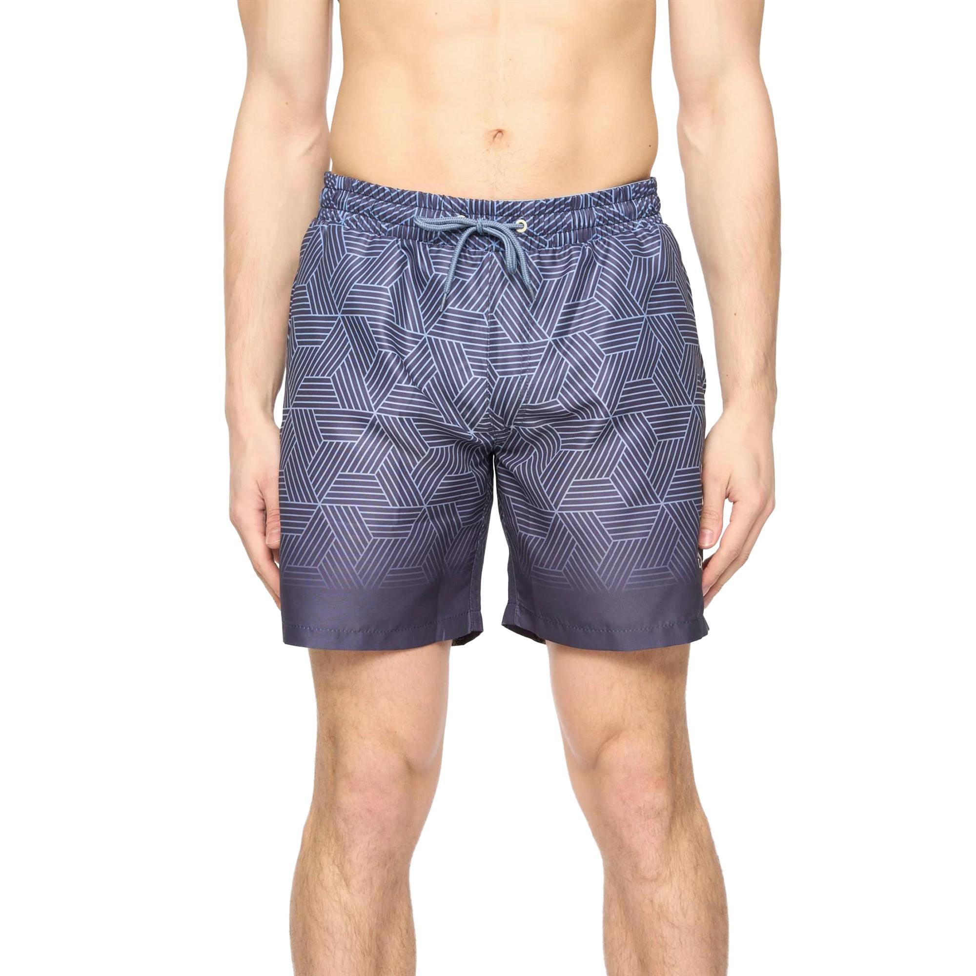 Crosshatch Men's Layotta Swim Shorts - Navy - M - Navy - 100% Polyester