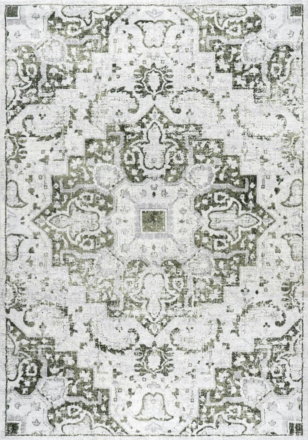 The Rugs Green Montana Abstract Rug | 4060 - 200X290 Cm