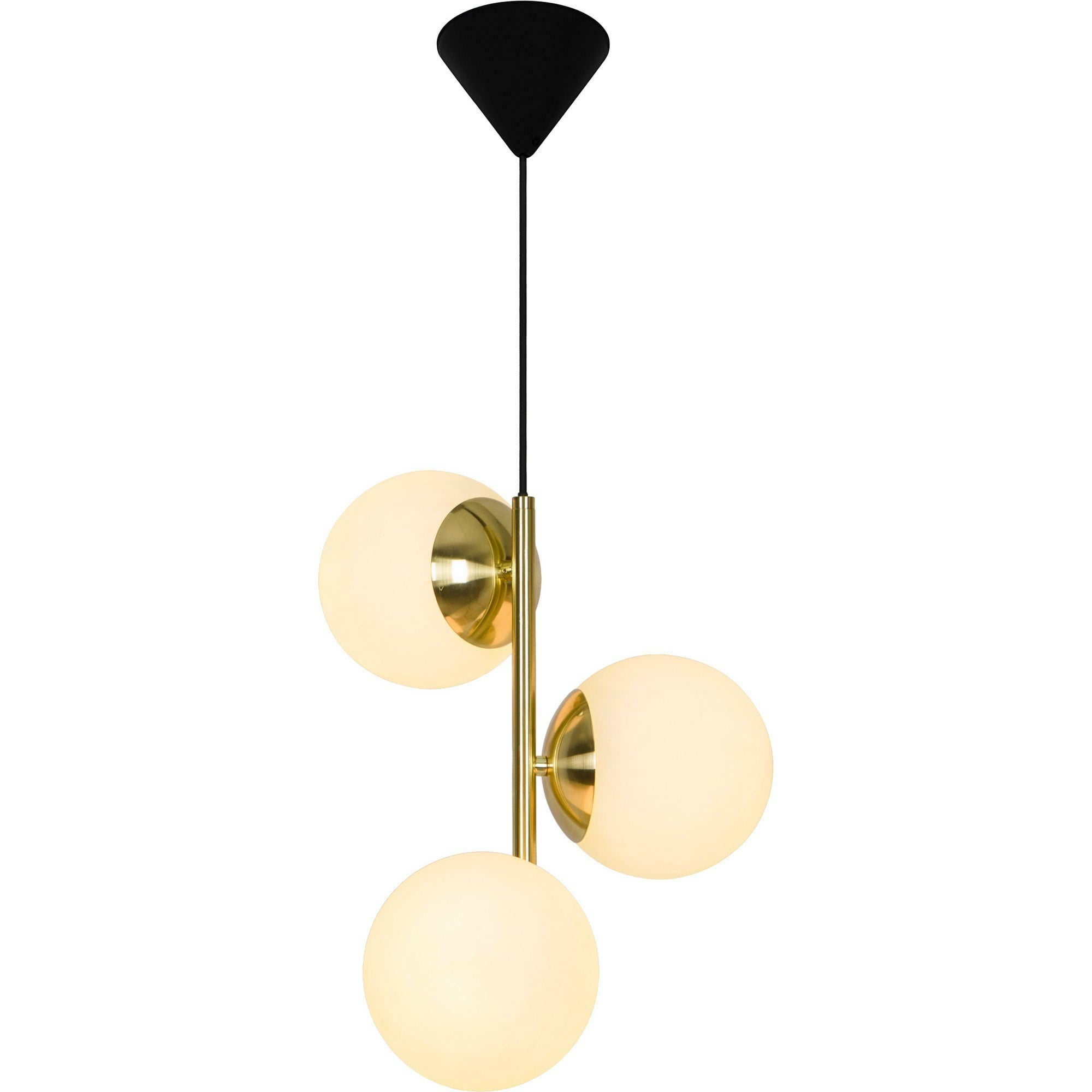 Nordlux Gold Lilly 3-Spot | Ceiling Pendant | Brass - Metal - 1