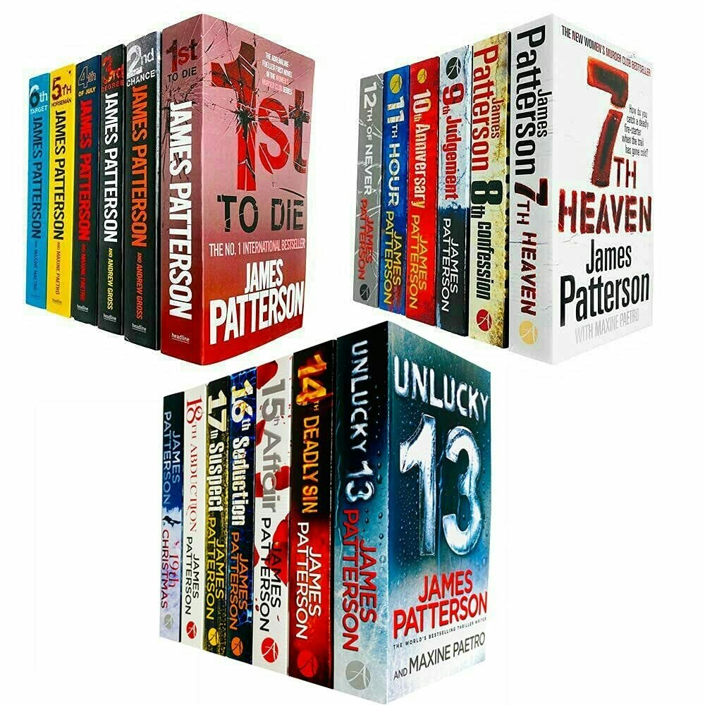 Arrow Women's Murder Club 19 Books Collection Set By James Patterson (Books 1 - 19)