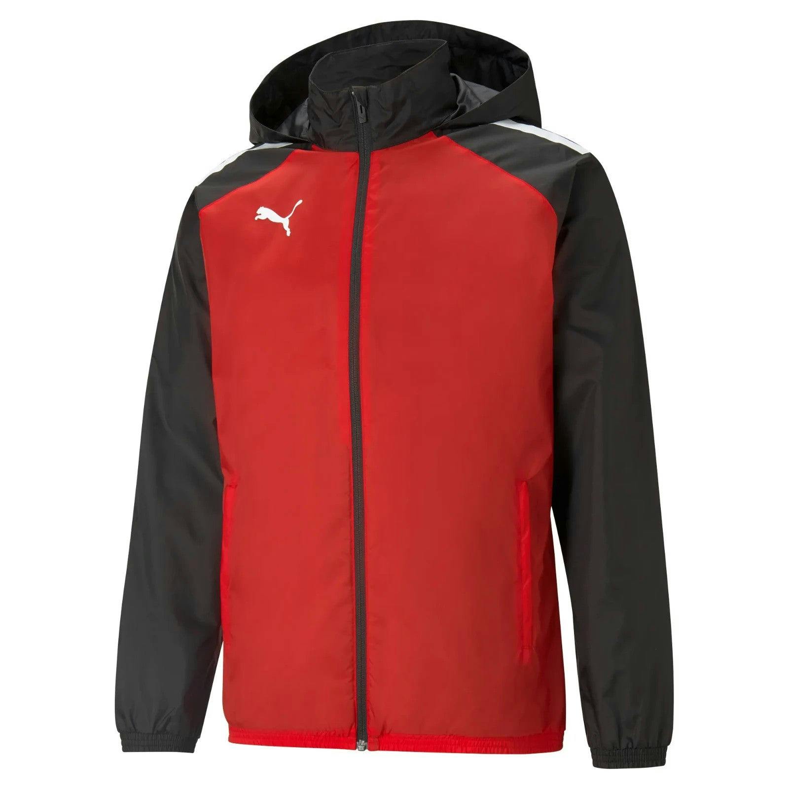 Puma Men's Red Teamliga All Weather Rain Jacket Waterproof Coat 657245 - L
