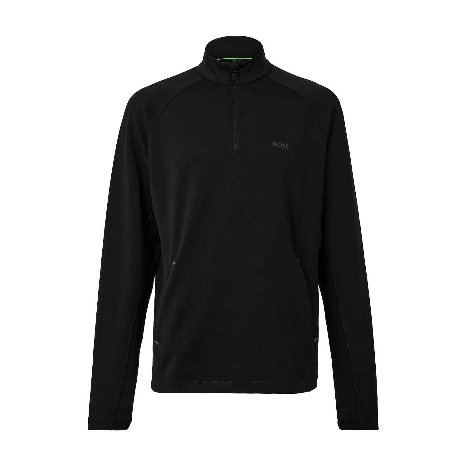 Boss Men's Black Regular Workout Sweatshirt - Xl - 95% Cotton/5% Elastane