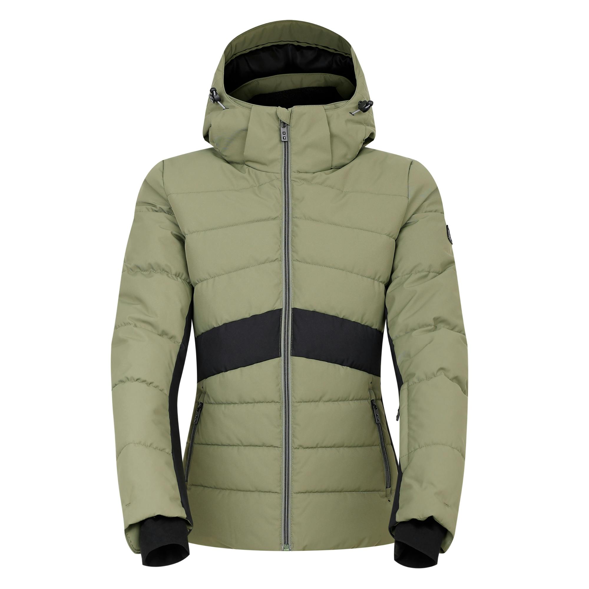 Dare 2B Women's Green/Black / Glacial Ski Jacket - Olivine - 14 Uk - Olivine - 100% Mixed
