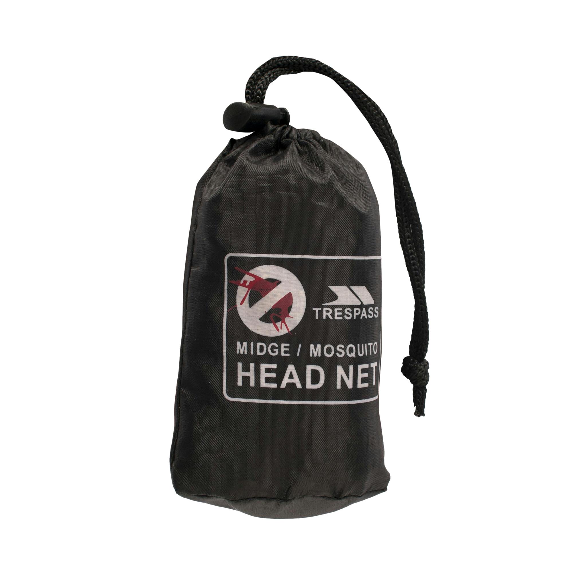 Trespass Black Midge Head/Face Mosquito/Insect Net - One Size