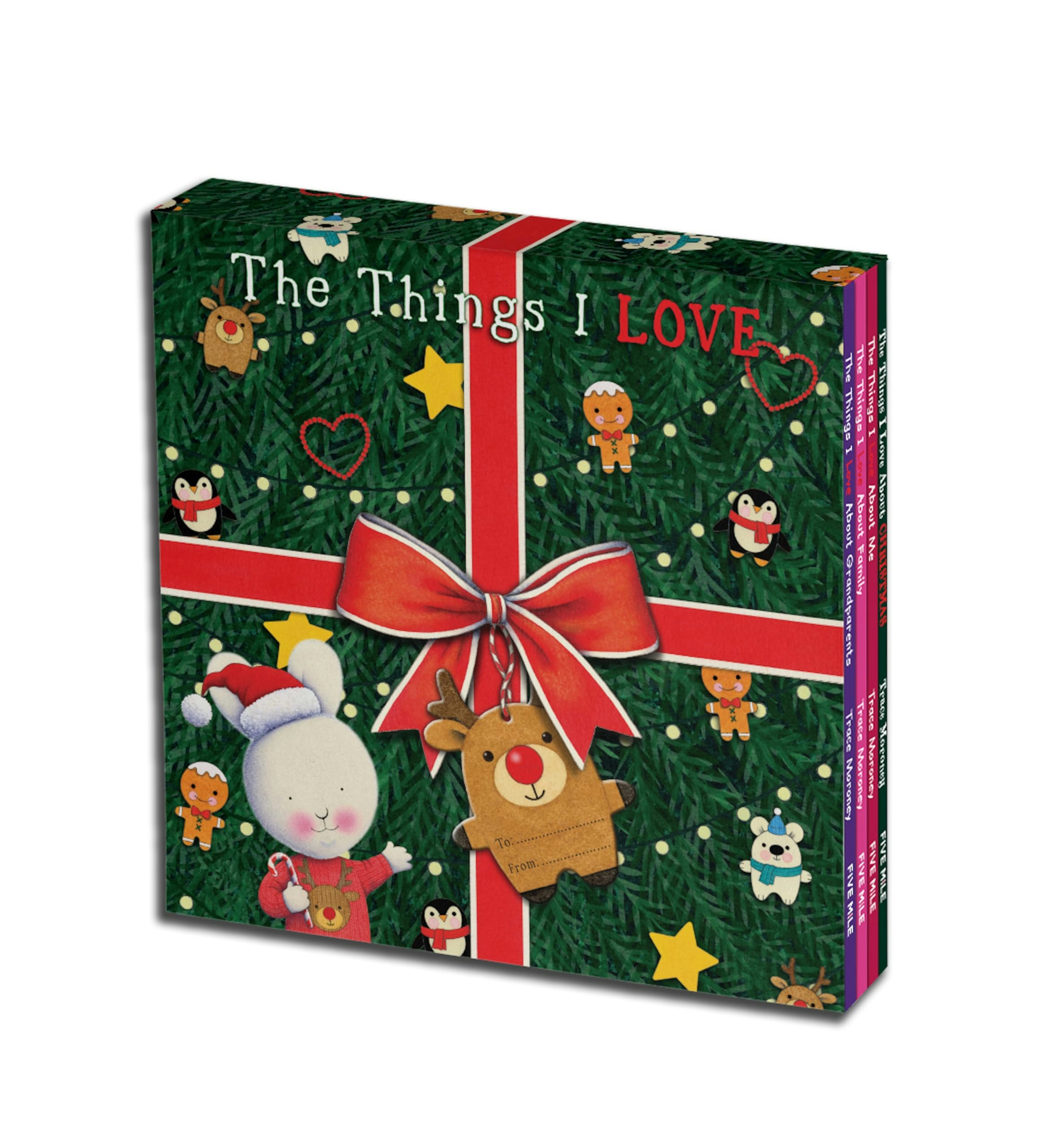 Various Publishers The Things I Love About Chritmas Box Set - 4 Childrens Picture Books In Hardback Gift Slipcase By Trace Moroney Age 3 To 5