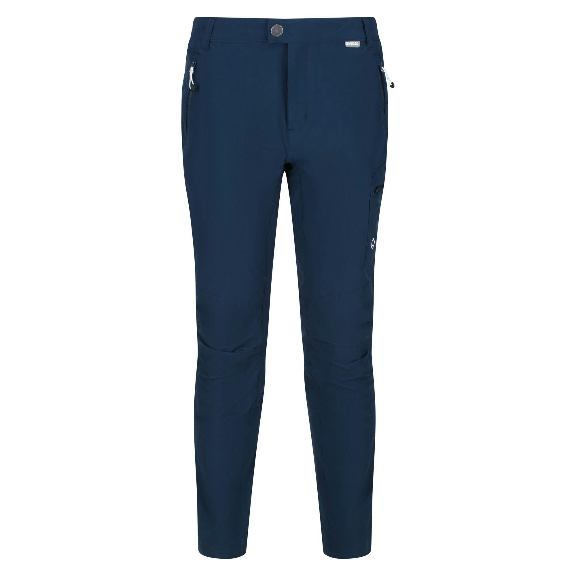 Regatta Mens Highton Water Repellent Hiking Trousers (Moonlight Denim) - Multicolour - Size 40 Regular - Image 3