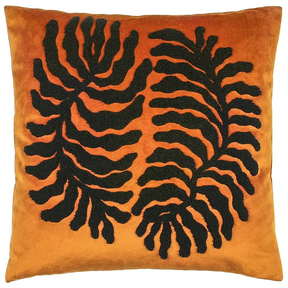 Rackhams Maldive Tufted Cushion - Ginger - One Size - Ginger - 100% Polyester