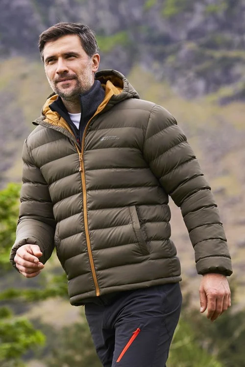 Mountain Warehouse Men's Green Seasons Ii Padded Jacket Coat - 4XL