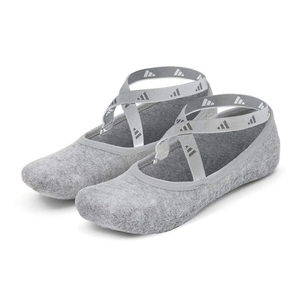 Adidas Grey Studio Yoga Socks - S/M