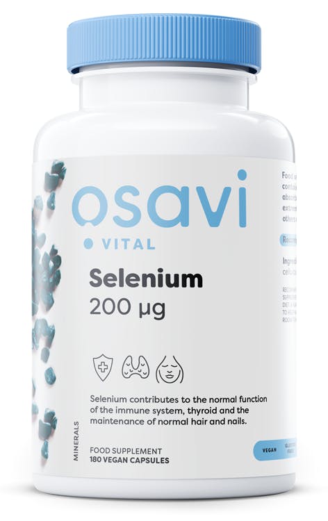 Osavi Selenium 200 μg – 180 Vegan Capsules | Highly Absorbable L–Selenomethionine | Supports Immune System, Thyroid Function & Normal Hair & Nails | Protects Cells from Oxidative Stress - Image 8