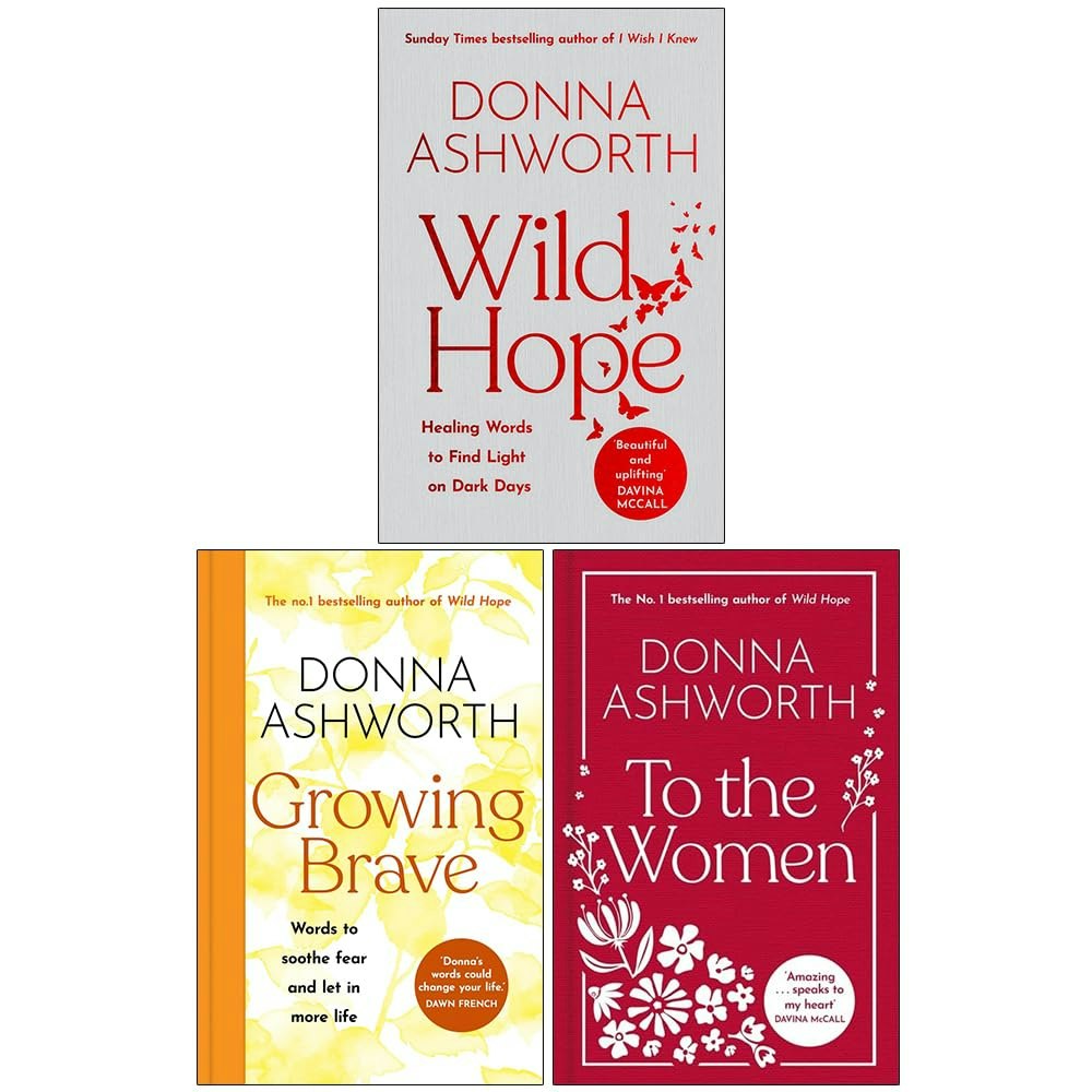 Black And White Publishing Ltd Women's Light/Dark Donna Ashworth Collection Books Set (Wild Hope, Growing Brave And To The ) Size 3