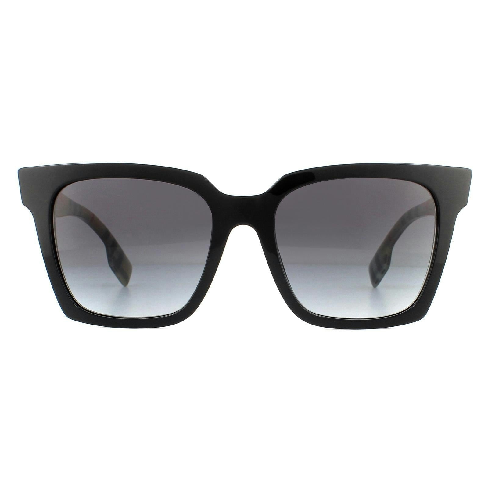 Burberry Woman Sunglass Maple - Frame color: Black, Lens color: Grey Gradient - Image 10