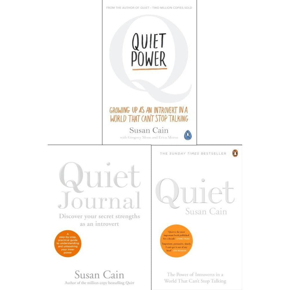 Penguin Susan Cain Collection 3 Books Set (Quiet, Quiet Power, Quiet Journal)