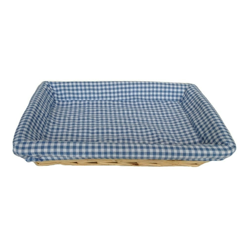 Red Hamper Red/Blue Hamper Flat Rectangular Wicker Tray