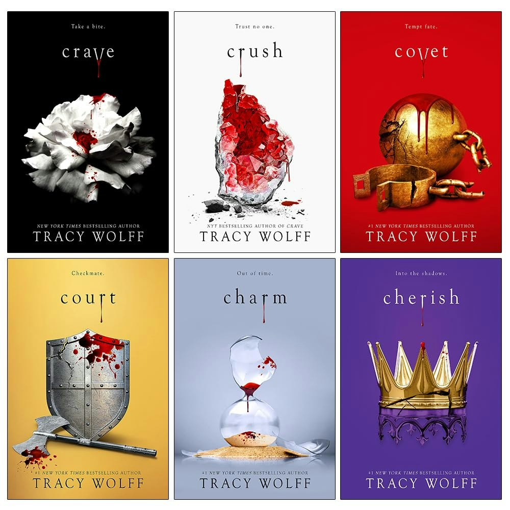 Crave Series 6 Books Collection Set by Tracy Wolff Court, Charm, Covet, Cherish - Image 8