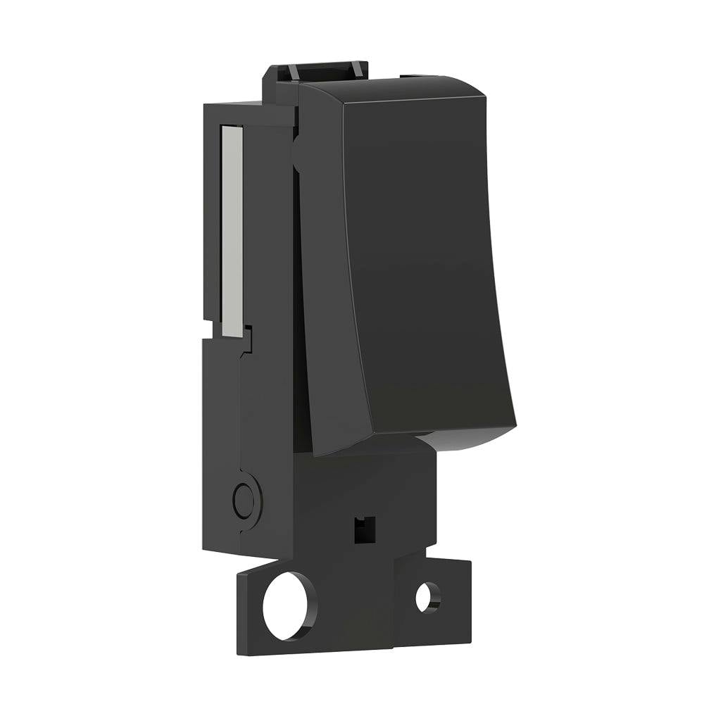 Ener-J Black 1 Gang Wireless Kinetic Switch, Click Minigrid Style, Body (Pro Series)